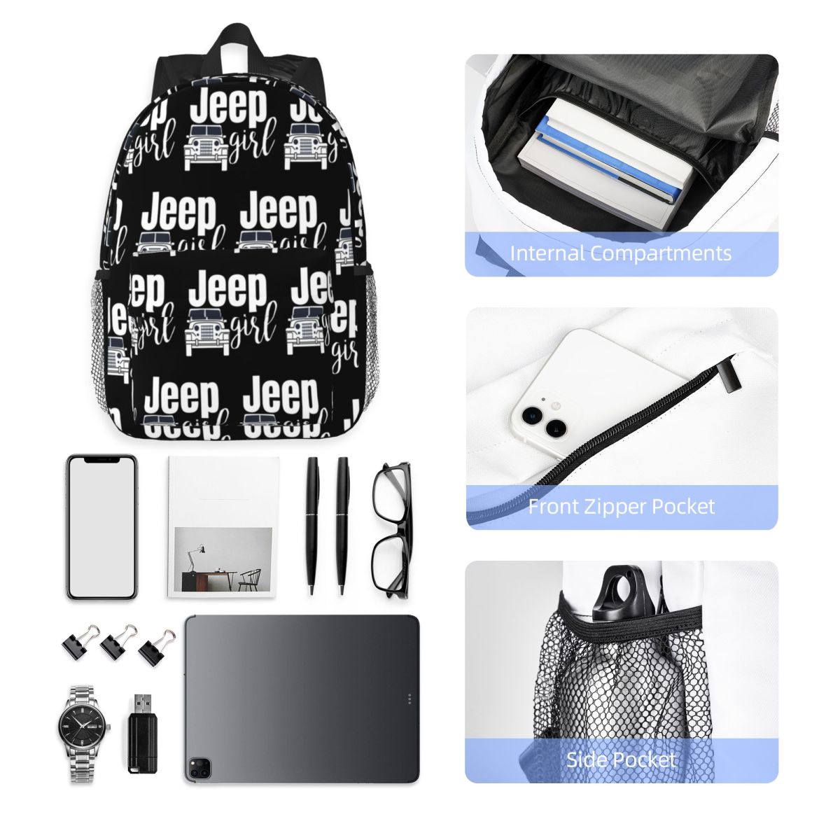 Women'S Jeep Bags - Jeep Girl Backpack Hot Sale Daypack