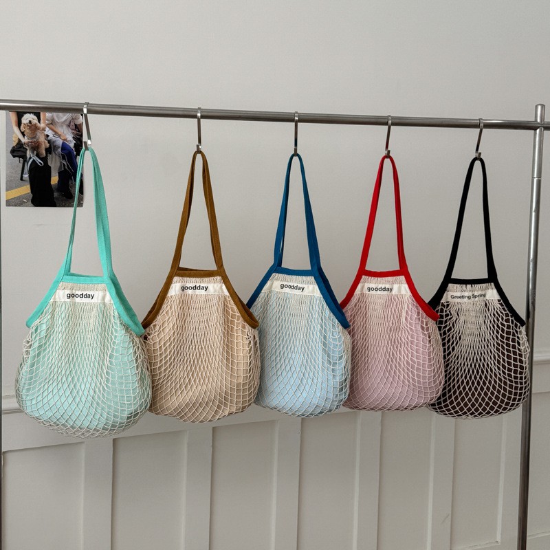 Crochet Market Bag - Large Capacity Mesh Tote Bag, Summer