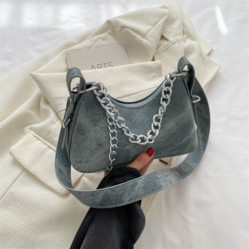 Women'S Kipling Bags - Denim Handheld Small Bag for Women