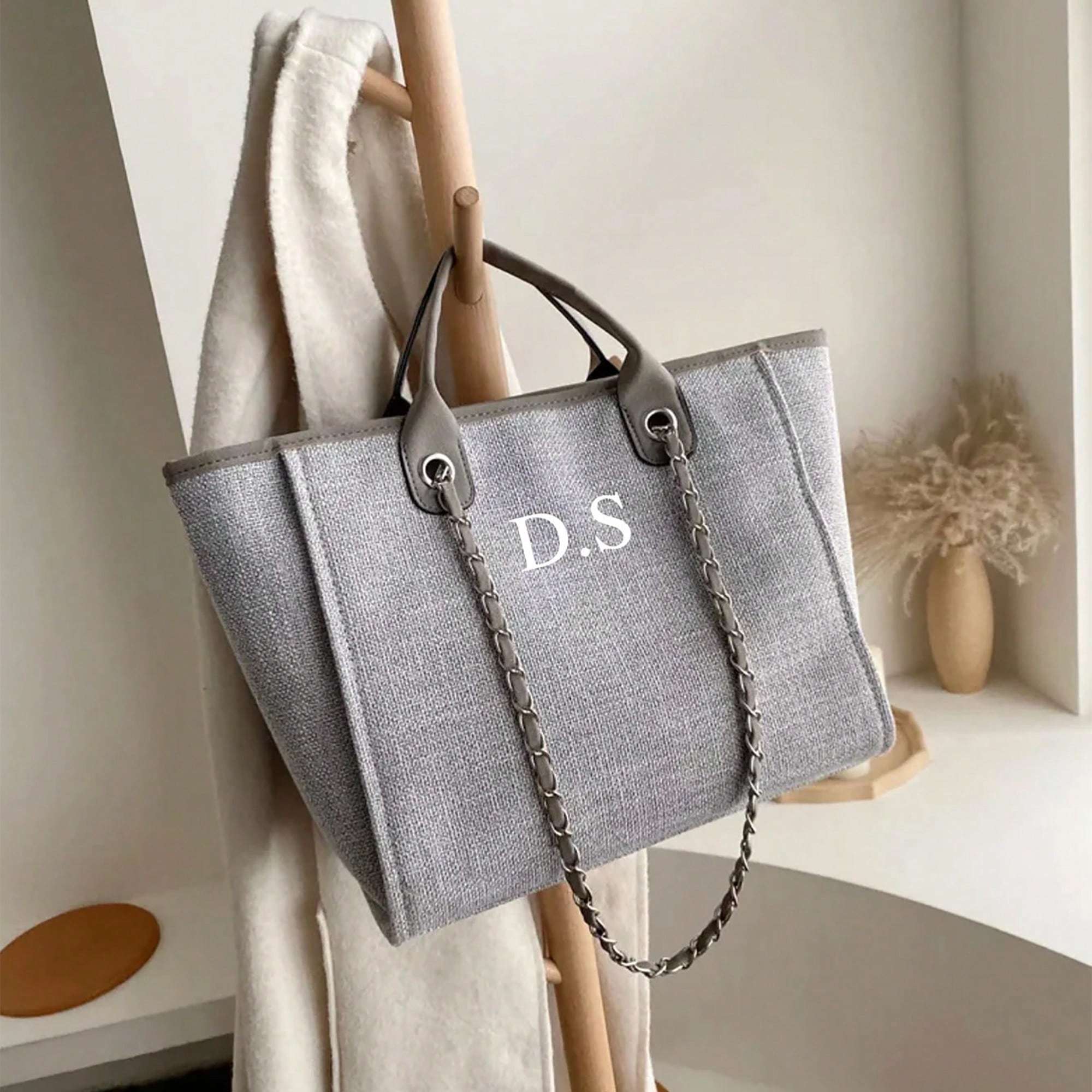 Women'S Tote Bags Designer - Custom Personalized Large Capacity Korean Women