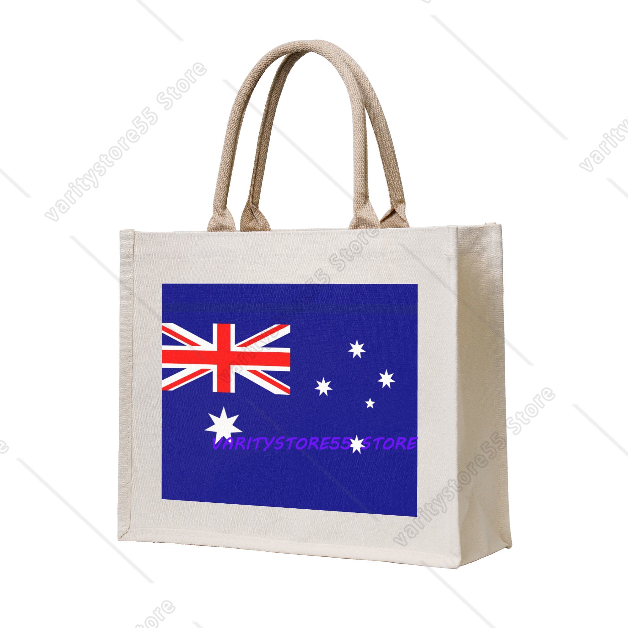 Women Bags Australia - Australia Flag Grocery Tote Shopping Bags