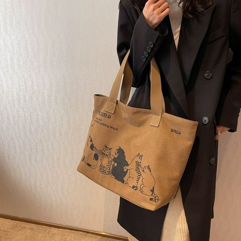 Women'S Tote Bags Designer - Women's Fashionable Canvas Tote Bag Spacious
