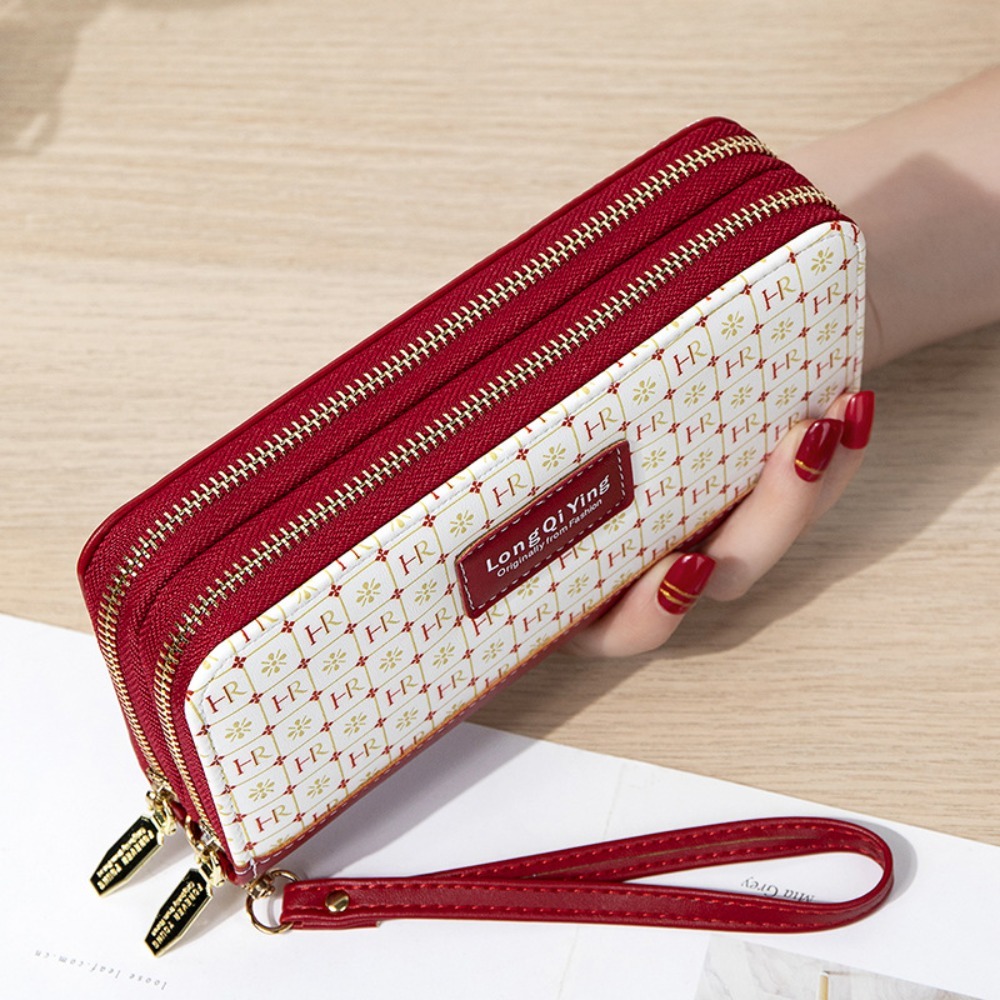 Women Bags Zip - New PU Leather Female Long Wallet