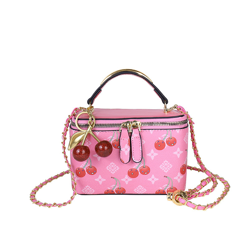 Women'S Kipling Bags - Cherry print mini square box bag