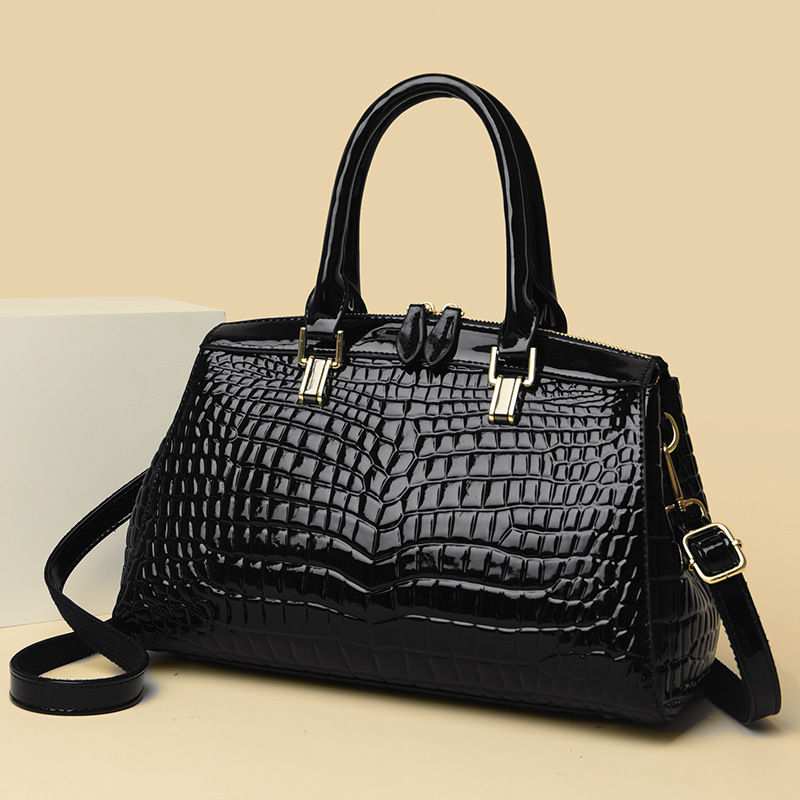 Women'S Kipling Bags - New Ladies Crocodile pattern Handbag Advanced
