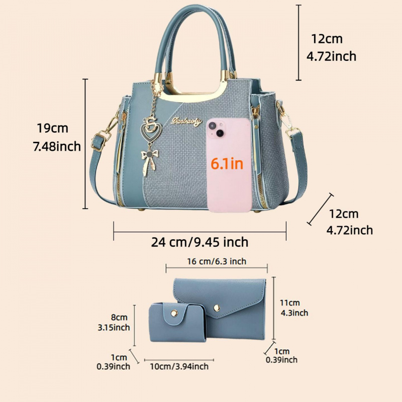 Elegant Women's Handbag Set, M - огляд і ціна Women Bags Leather