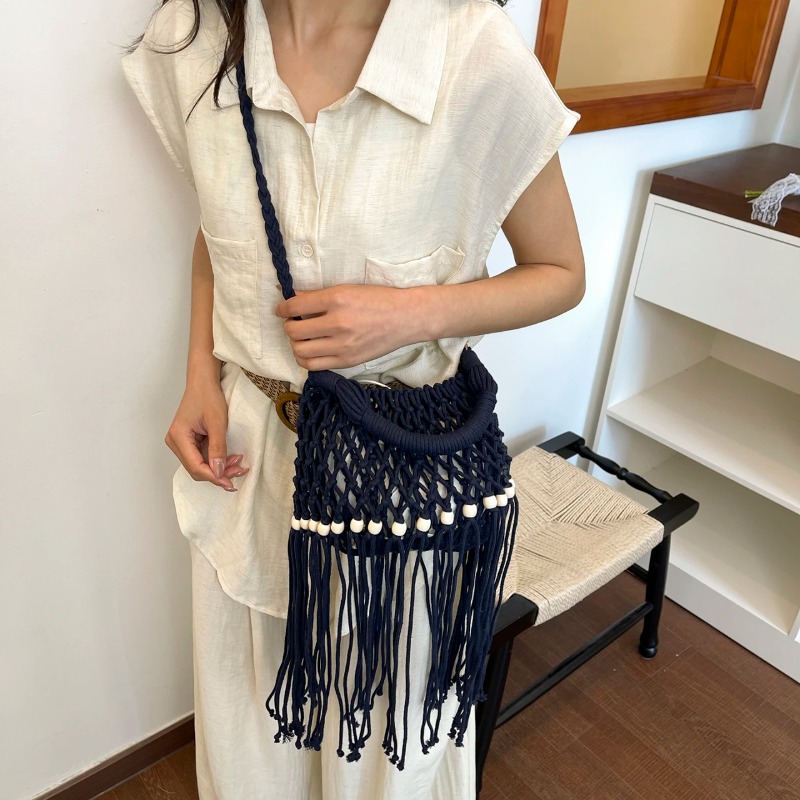 Summer Bohemian Macrame Tassel - огляд і ціна Women Hand Bags Sale