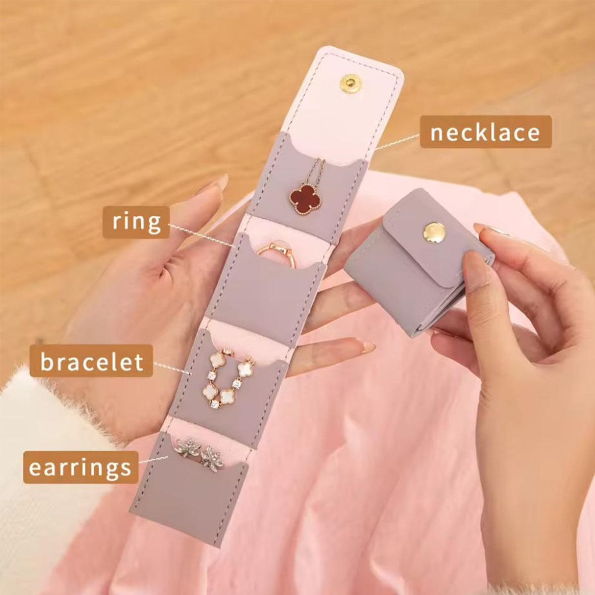 Portable Multi-pocket Jewelry  - огляд і ціна Women Bags For Office