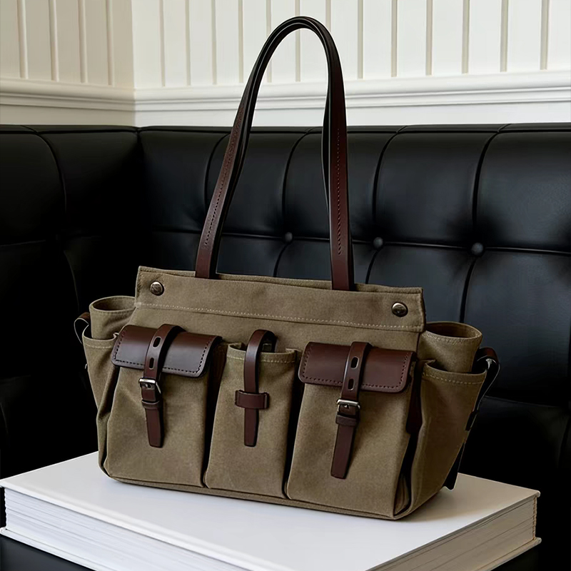 Vintage Canvas Leather Multi-p - огляд і ціна Women'S Tote Bags Designer