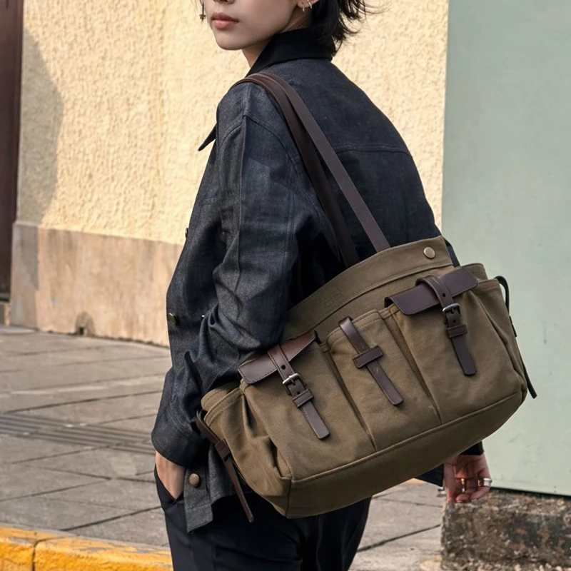 Vintage Canvas Leather Multi-p - огляд і ціна Women'S Tote Bags Designer