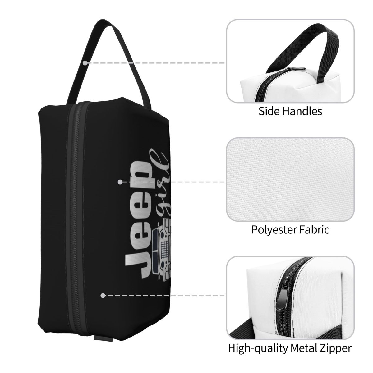 Jeep Girl Makeup Bag Cosmetic  - огляд і ціна Women'S Jeep Bags