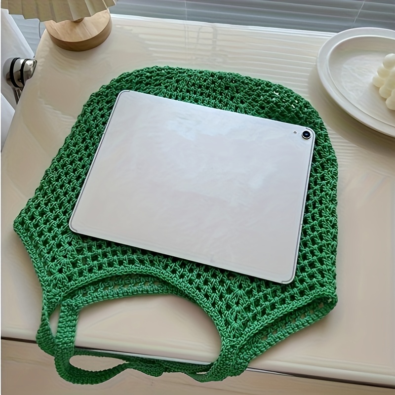 Crochet Mesh Tote Bag Hollow W - огляд і ціна Crochet Market Bag