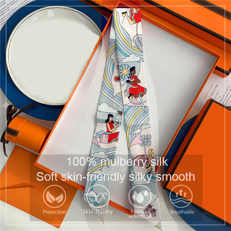 Women 100% Mulberry Silk Scarf - огляд і ціна Women Bags Polene