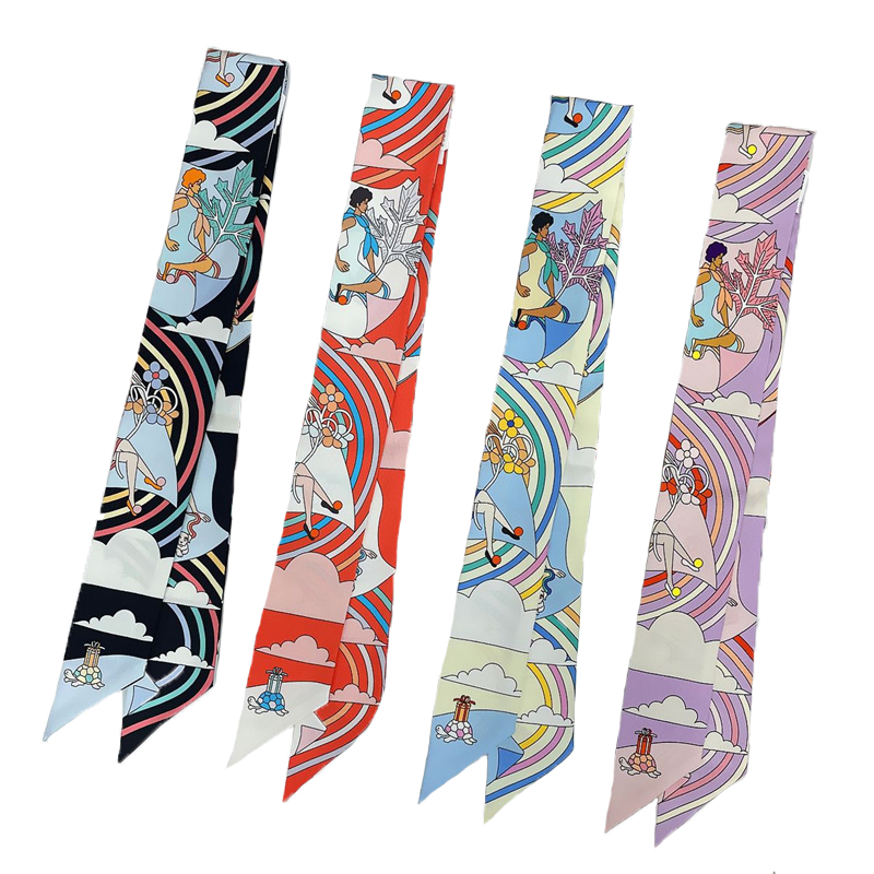 Women 100% Mulberry Silk Scarf - огляд і ціна Women Bags Polene