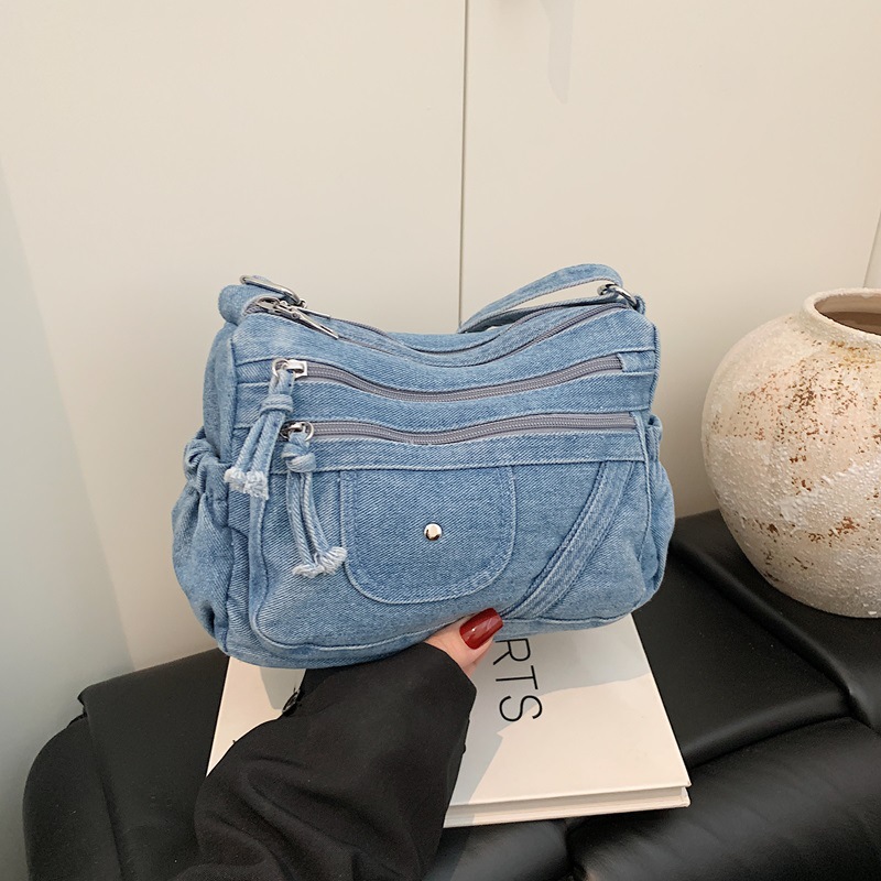 Street Style Retro Blue Denim  - огляд і ціна Women'S Kipling Bags