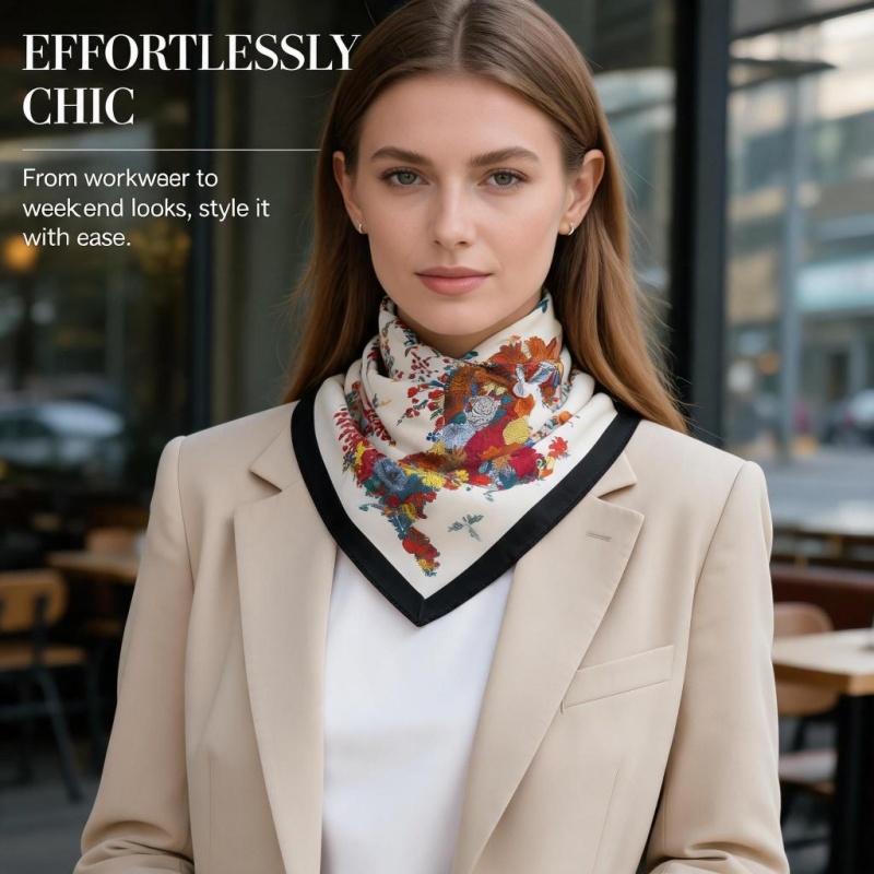Women 65X65CM 100% Silk Square - огляд і ціна Women Bags For Office