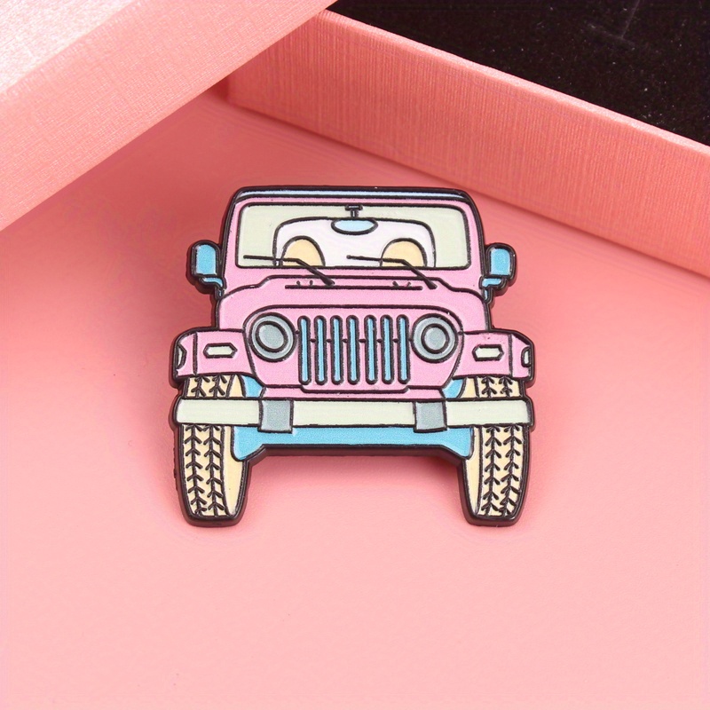 Adorable Pink Jeep Cartoon Ena - огляд і ціна Women'S Jeep Bags