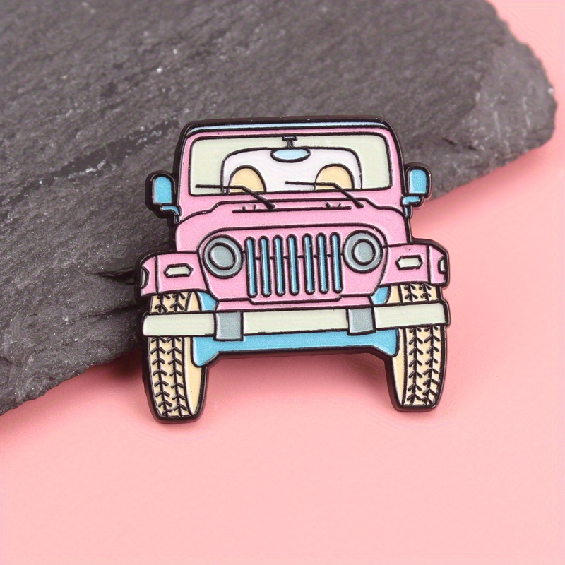 Adorable Pink Jeep Cartoon Ena - огляд і ціна Women'S Jeep Bags