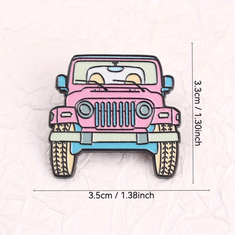 Adorable Pink Jeep Cartoon Ena - огляд і ціна Women'S Jeep Bags