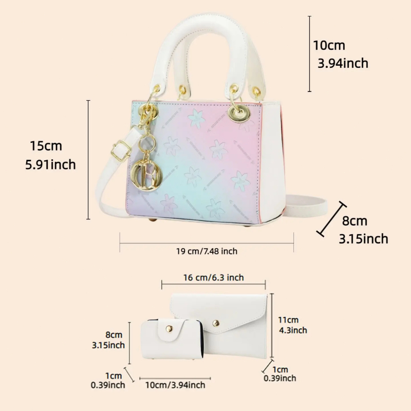 Gradient Printed Crossbody Sho - огляд і ціна Women'S Crossbody Bags