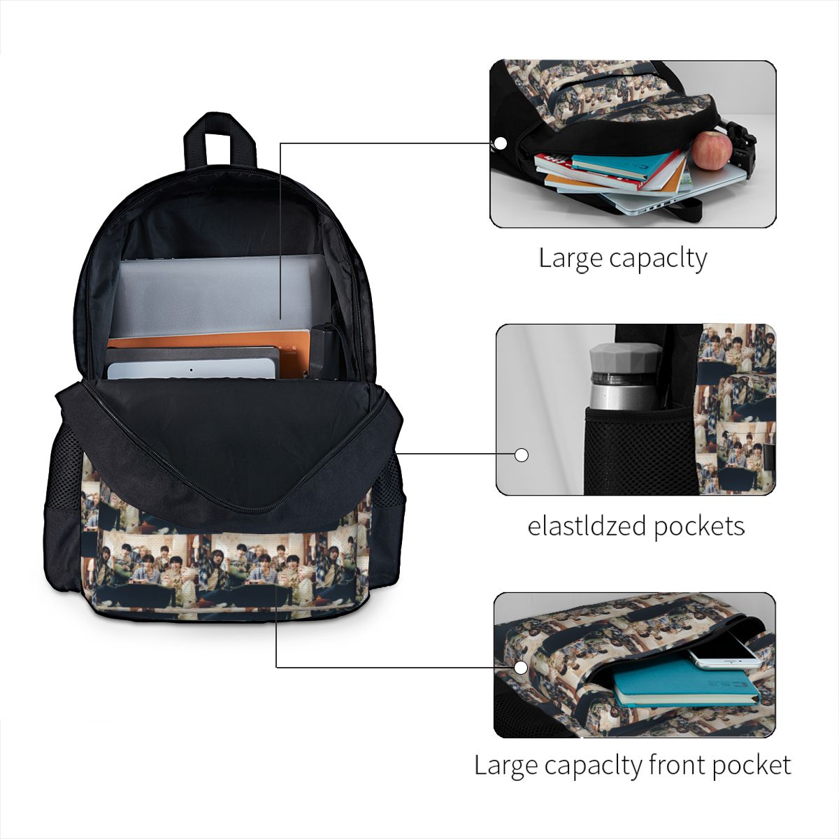 Boy Next Door KPOP Backpack St - огляд і ціна Women Bags Next