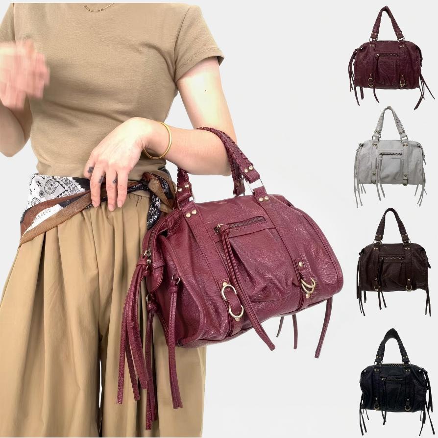 Ladies' retro motorcycle handb - огляд і ціна Women Bags Polene