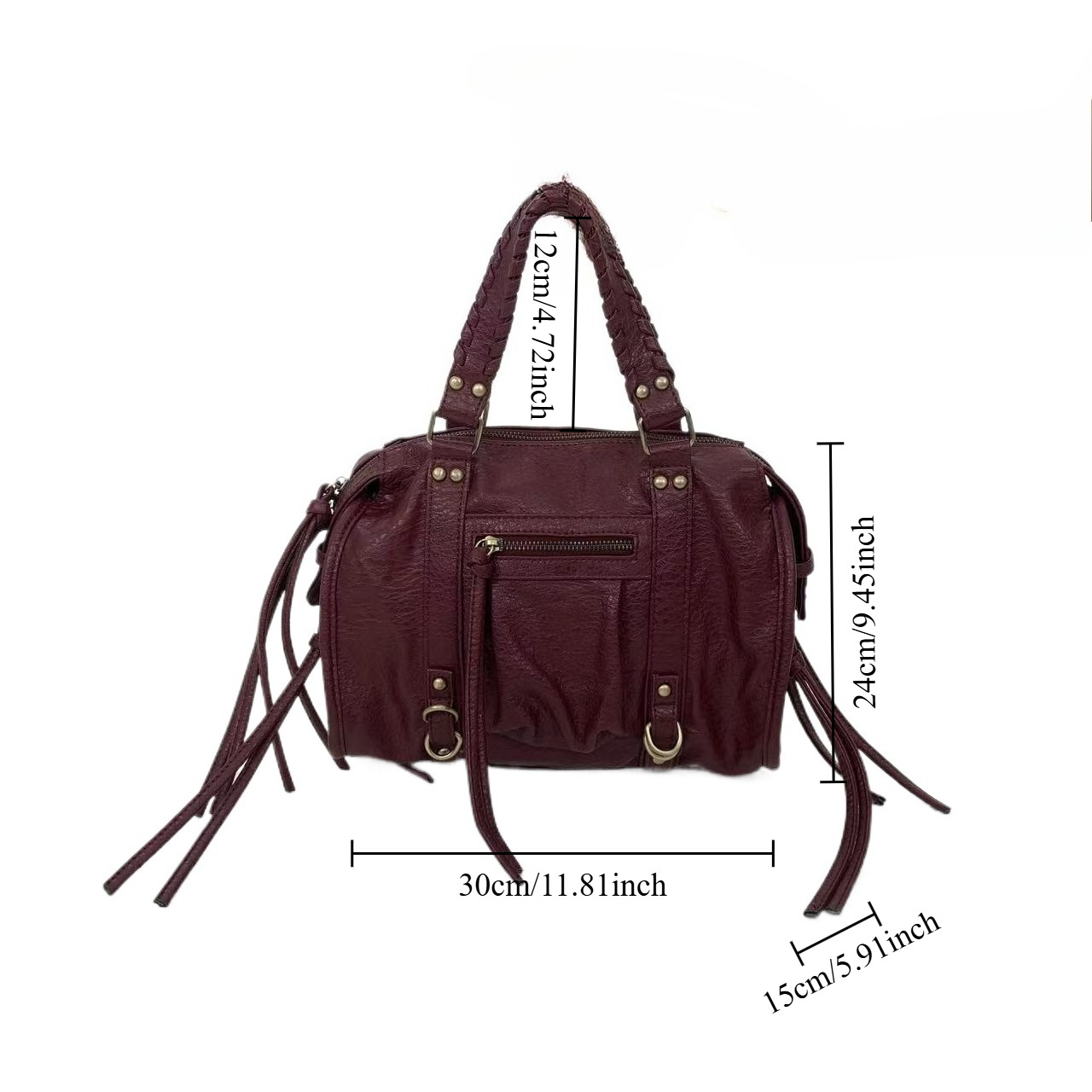 Ladies' retro motorcycle handb - огляд і ціна Women Bags Polene