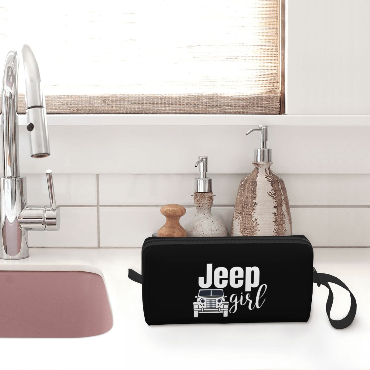 Jeep Girl Makeup Bag Cosmetic  - огляд і ціна Women'S Jeep Bags