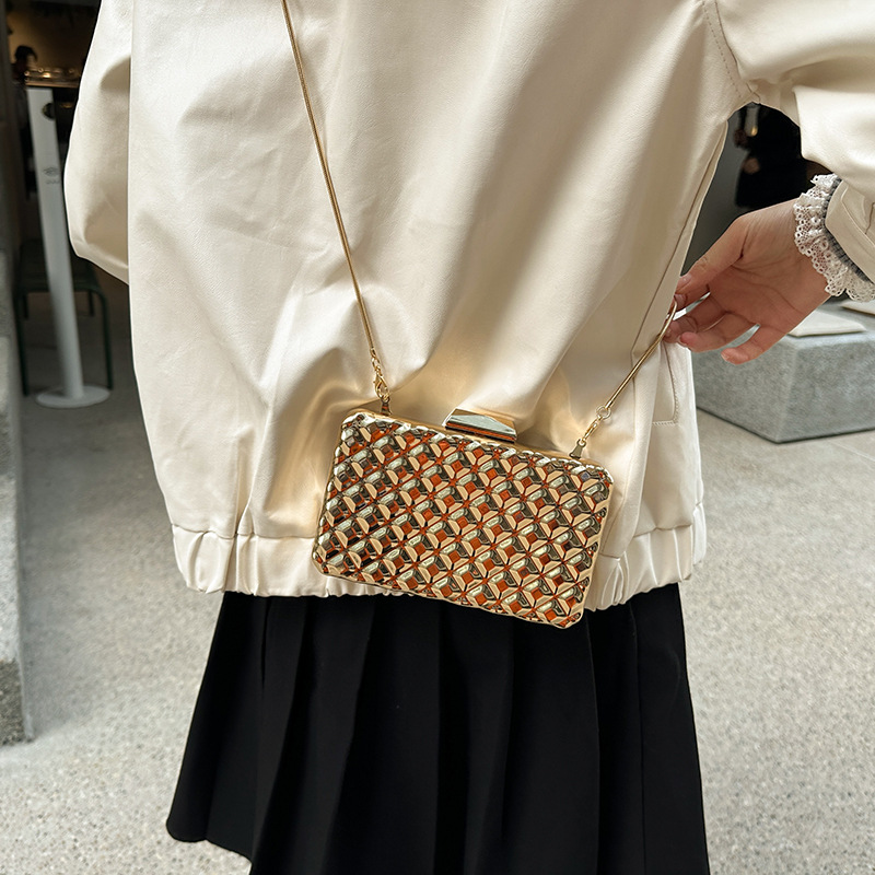 Women Gold Metallic Crossbody  - огляд і ціна Women Bags Popular Brands