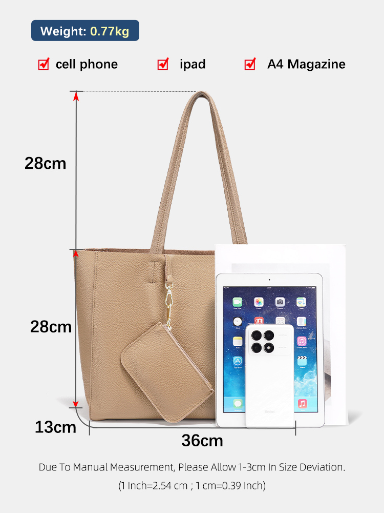 Zency Genuine Leather Large To - огляд і ціна Women Bags Work