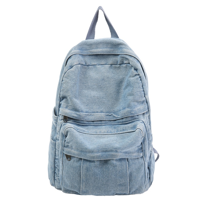 Retro denim backpack large cap - огляд і ціна Women'S Kipling Bags