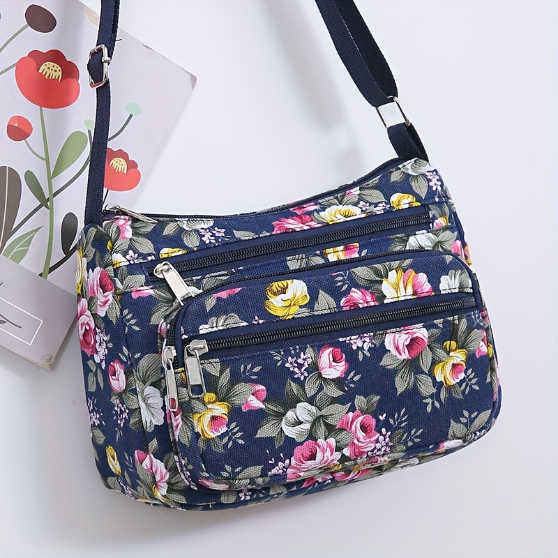 Stylish Floral Crossbody Bag,  - огляд і ціна Women Bags Zip