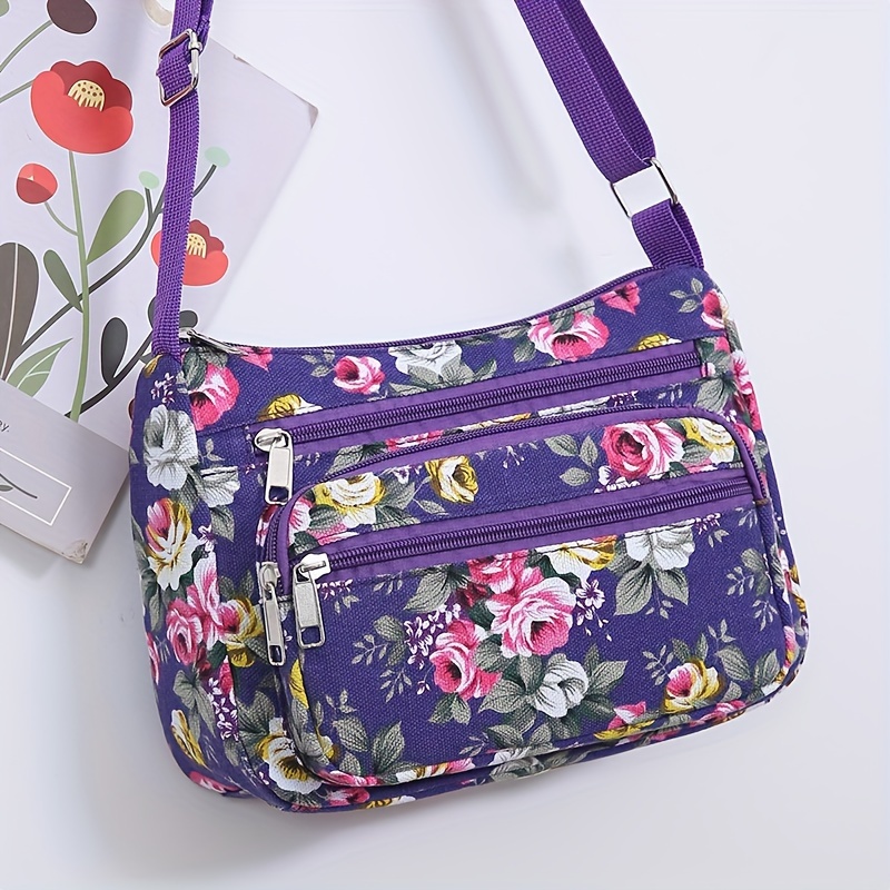 Stylish Floral Crossbody Bag,  - огляд і ціна Women Bags Zip