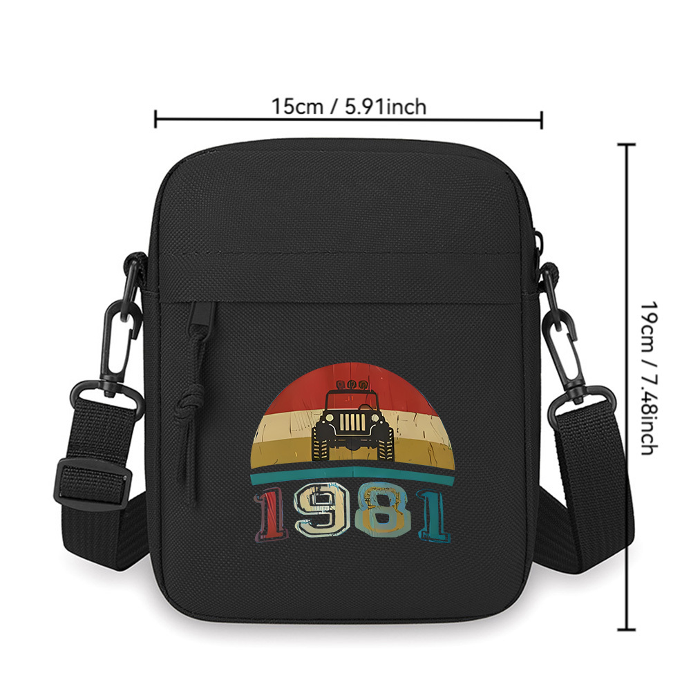 Jeep vintage car design 1981 o - огляд і ціна Women'S Jeep Bags