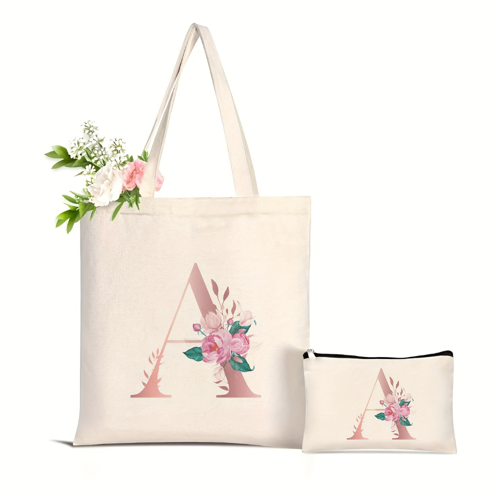 1pc Floral Love Letter Print T - огляд і ціна Women'S Tote Bags Designer