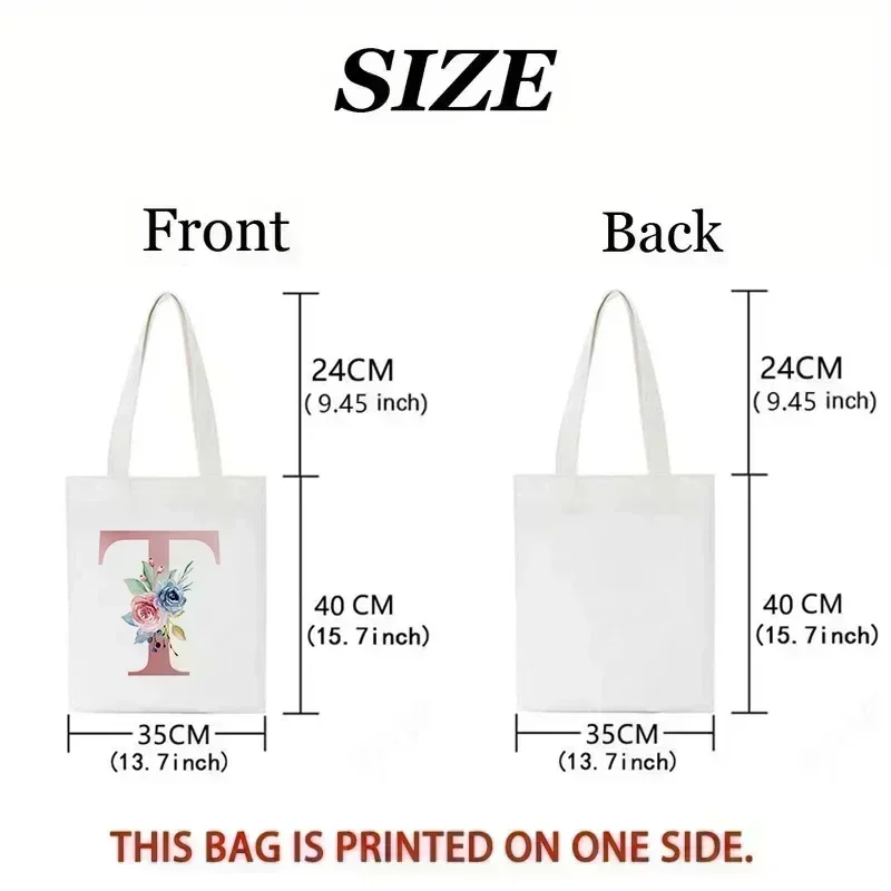 1pc Floral Love Letter Print T - огляд і ціна Women'S Tote Bags Designer