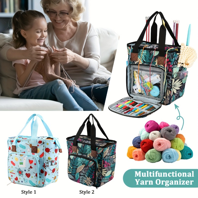 1pcs Large Capacity Yarn Stora - огляд і ціна Crochet Market Bag