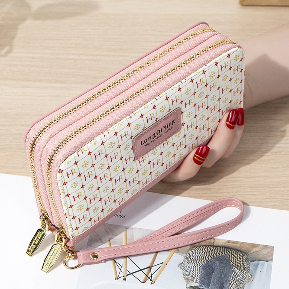 New PU Leather Female Long Wal - огляд і ціна Women Bags Zip