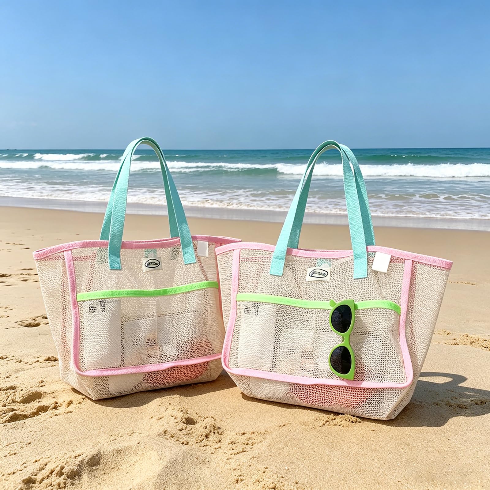Beach Bags for Women Colorful  - огляд і ціна Women Bags Accessories
