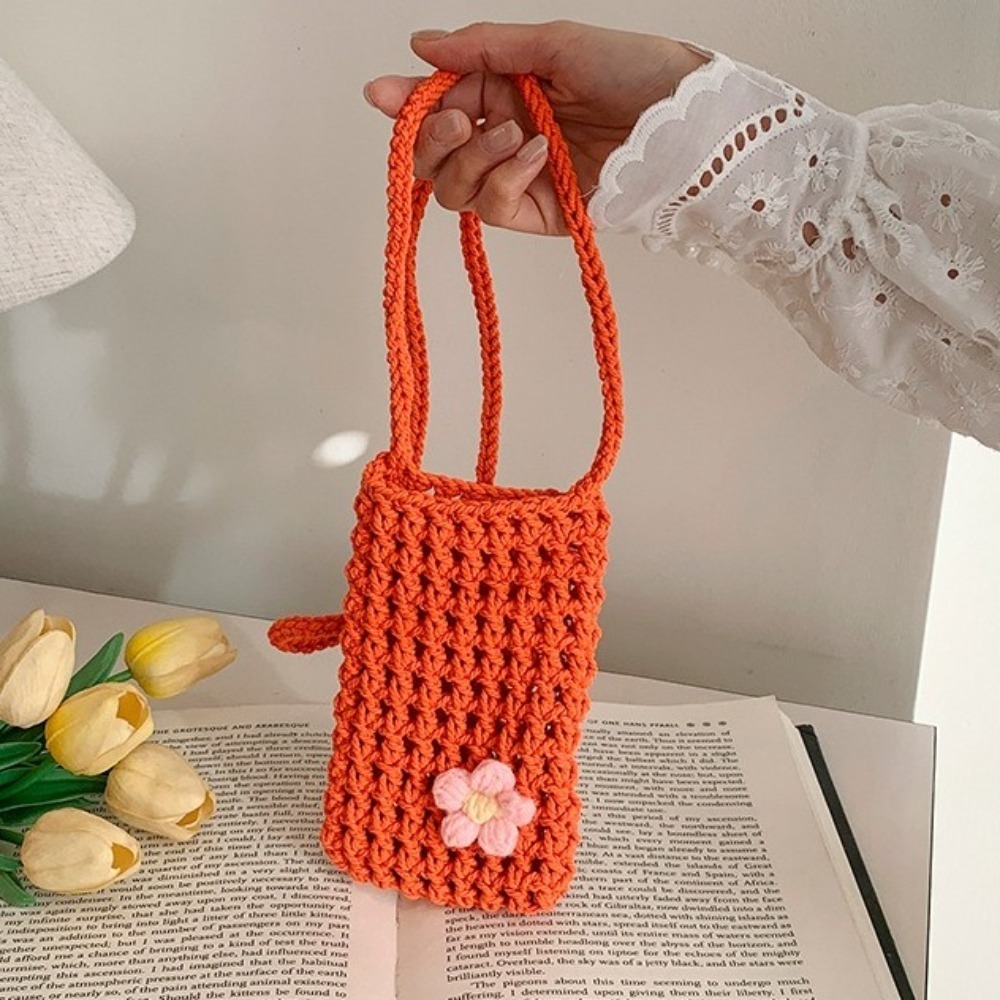 Sweet Flower Weaving Crossbody - огляд і ціна Crochet Market Bag