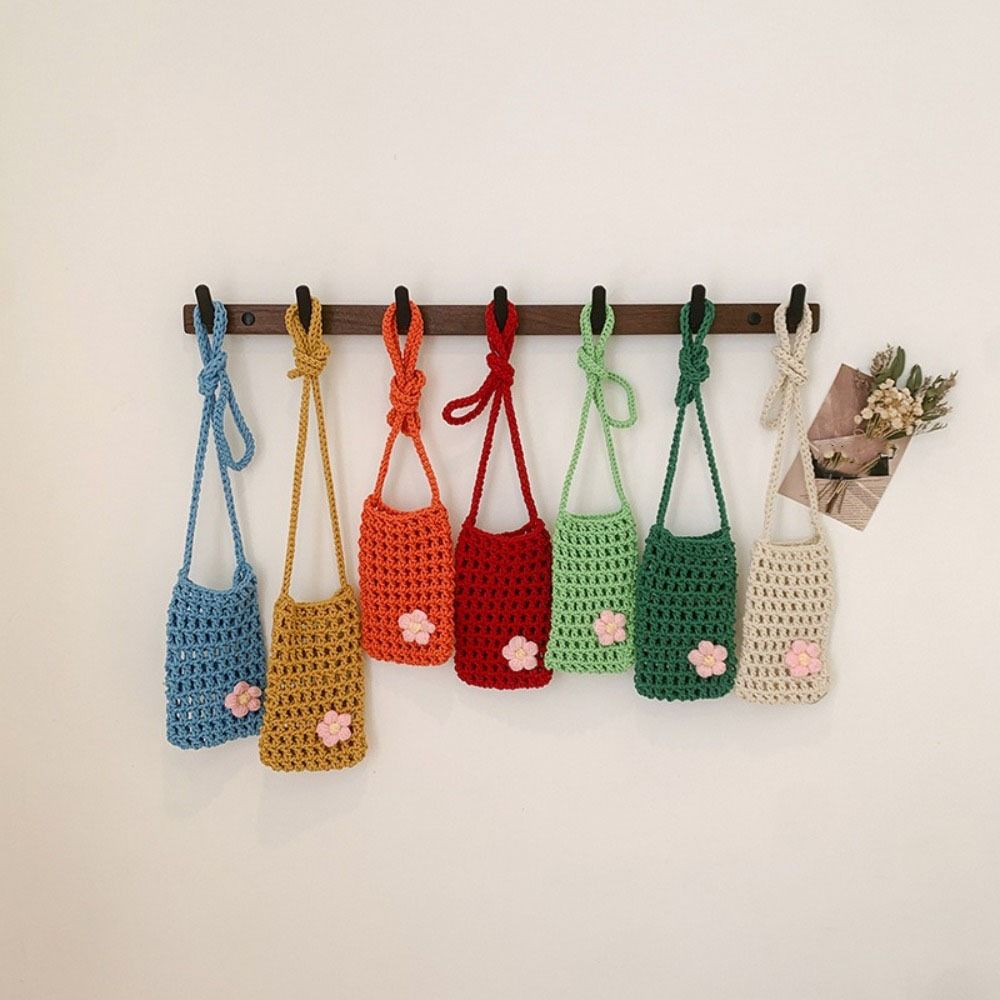 Sweet Flower Weaving Crossbody - огляд і ціна Crochet Market Bag