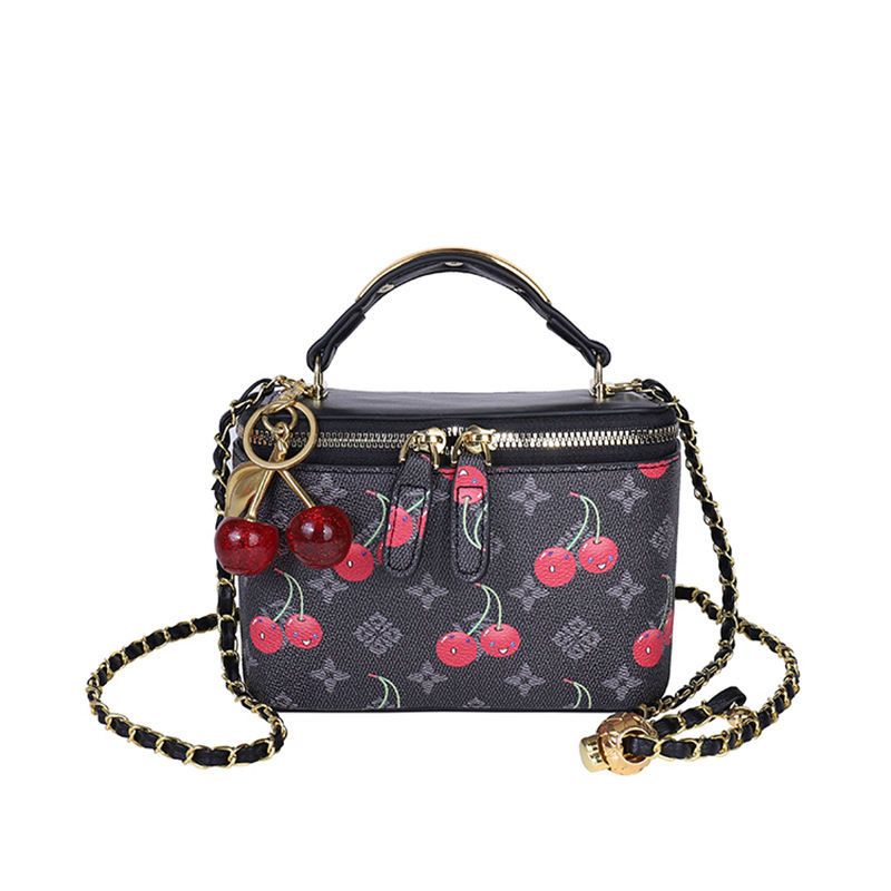 Cherry print mini square box b - огляд і ціна Women'S Kipling Bags