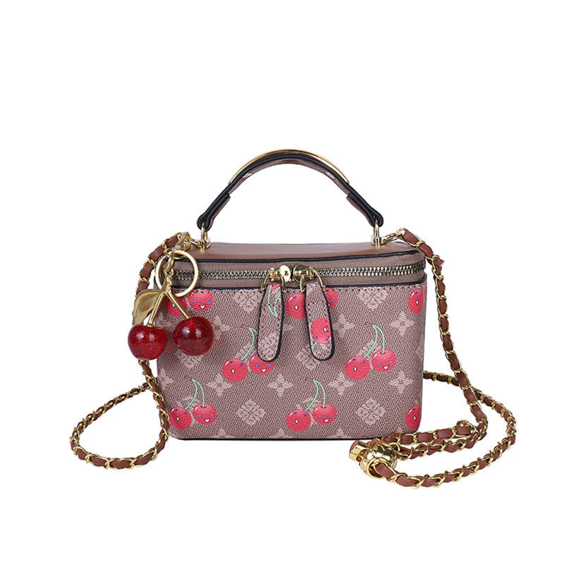 Cherry print mini square box b - огляд і ціна Women'S Kipling Bags