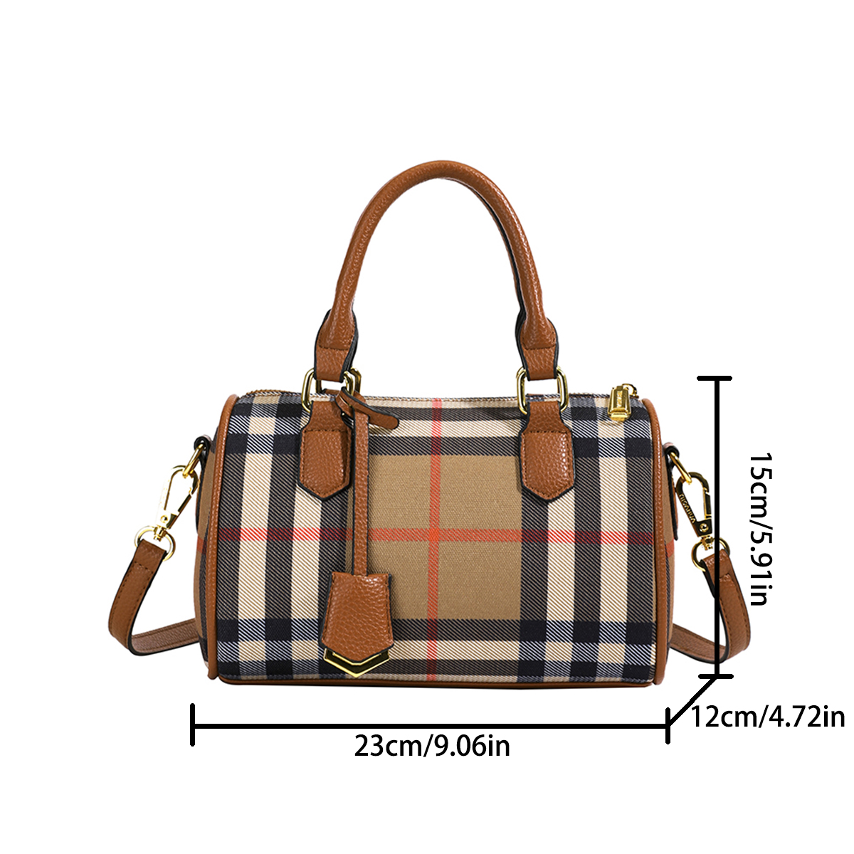 Large Capacity Classic Stripe  - огляд і ціна Women Bags Zip