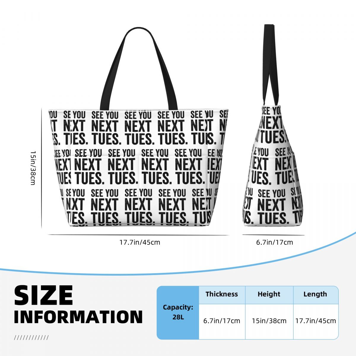 See You Next Tuesday Swearing  - огляд і ціна Women Bags Next