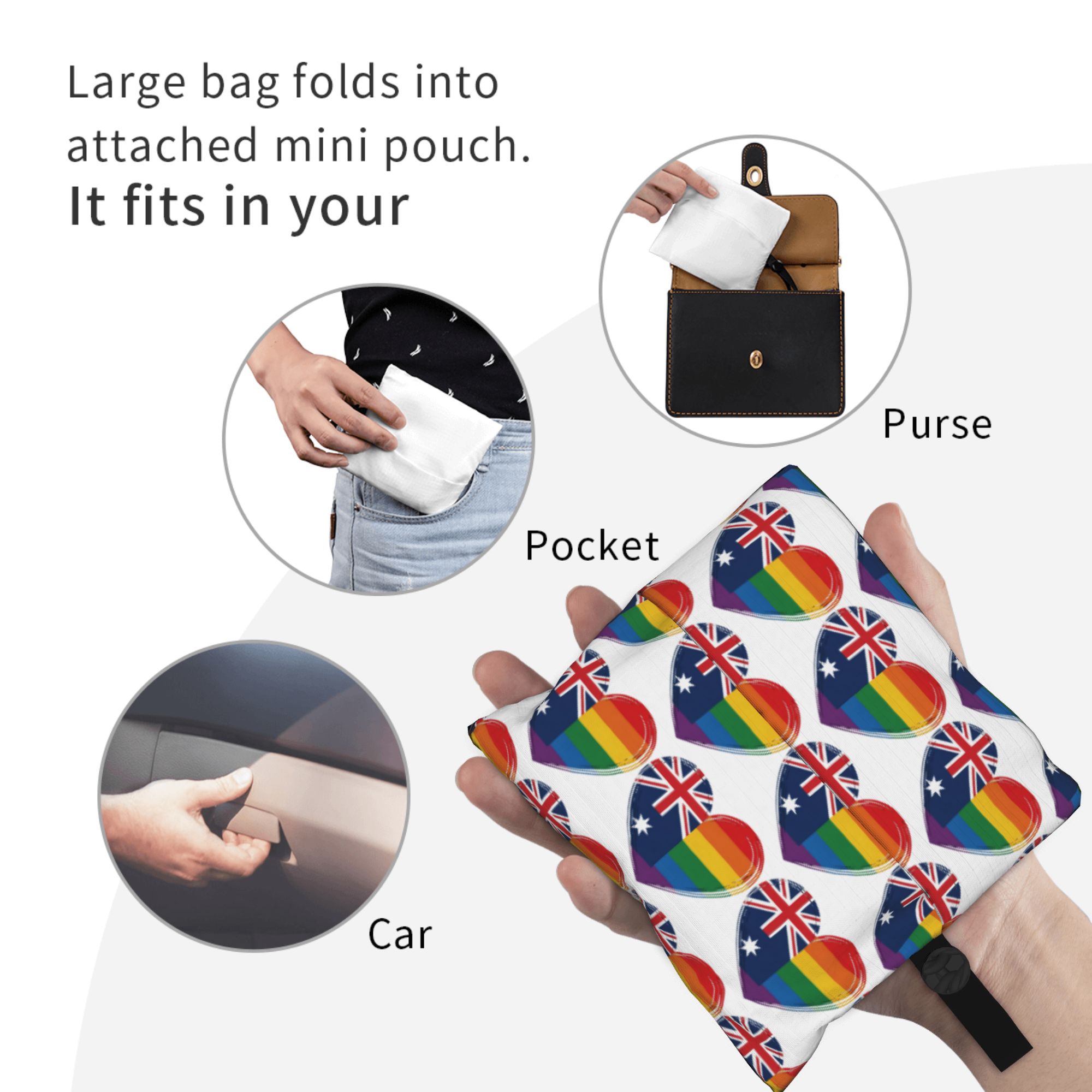 LGBTQ Australia Gay Pride Hear - огляд і ціна Women Bags Australia