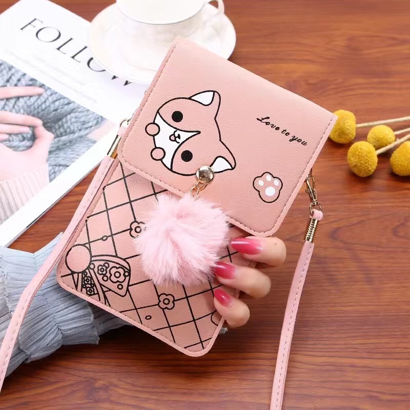 Cute Cartoon Pattern Touch-Scr - огляд і ціна Women Bags Leather