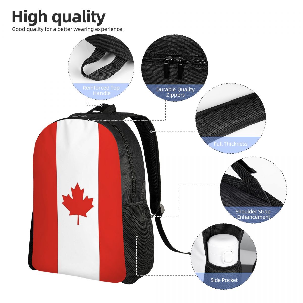 Canada Flag National Culture B - огляд і ціна Women Bags Canada Sale