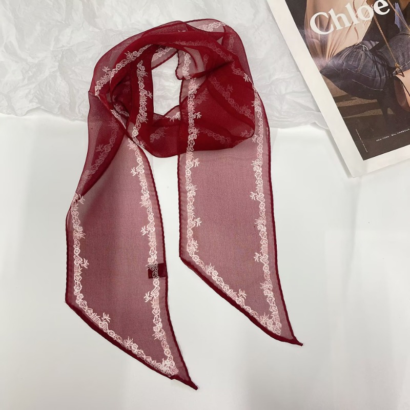 Vintage Printed Chiffon Scarf  - огляд і ціна Women Bags For Office