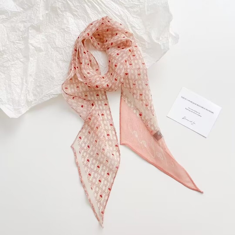 Vintage Printed Chiffon Scarf  - огляд і ціна Women Bags For Office